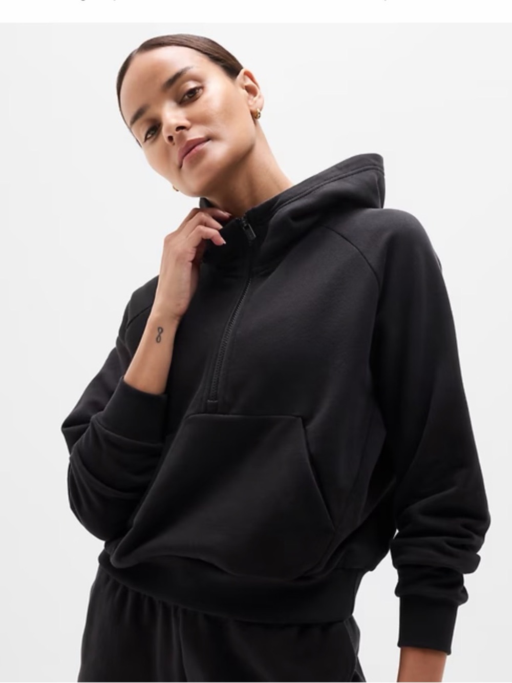 Athleta Black Zip-Up Performance Jacket - Picture 3 of 5